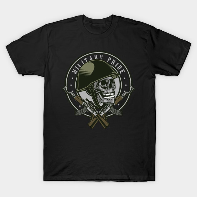 Skull soldier soldier T-Shirt by BK55